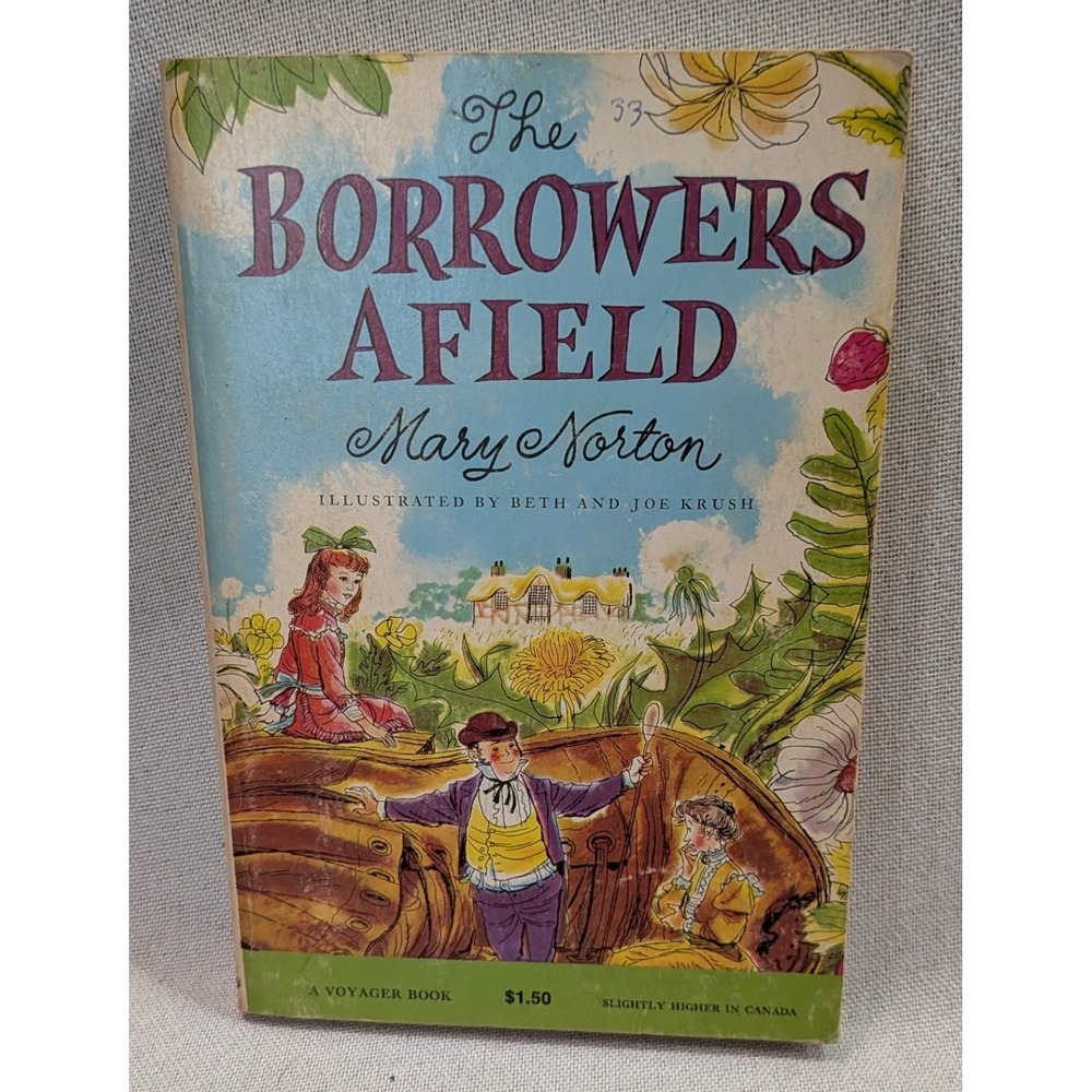Harcourt The Borrowers Afield Childrens Paperback Multi Good Mary Norton Vintage